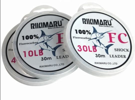 RIKIMARU FLUORO CARBON 40lb 30m/0.60mm 40lb