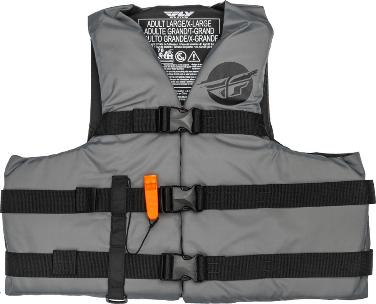 FLY RACING VEST CHARCOAL 3X
