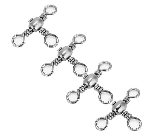 Barrel Swivel Triple # 12 Silver Color